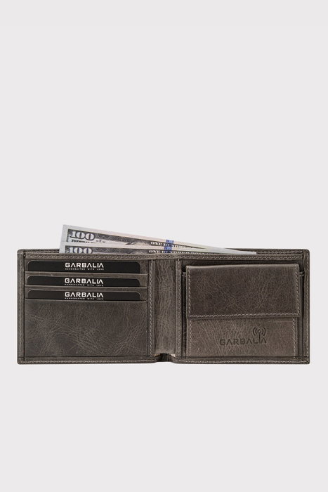 Zoozie Bags Chapel Cartera de Piel para Hombre Color Gris